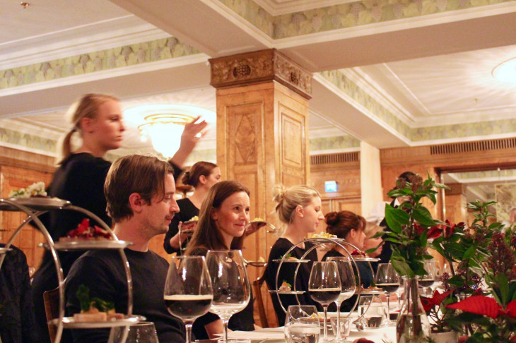 Finare jullunch i bobergs matsal